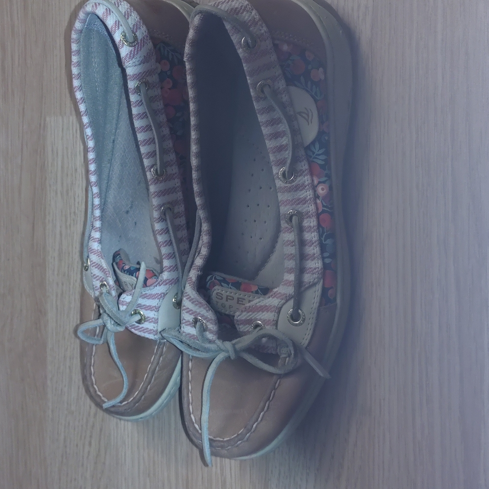 Sperry Top-Siders Angelfish Liberty Floral. Leather Comfy - Picture 2 of 9